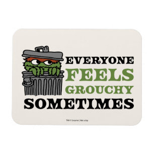 セサミストリート Oscar the Grouch 感じ Grouchy マグネット