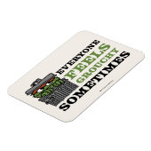 セサミストリート | Oscar the Grouch 感じ Grouchy マグネット (左側)