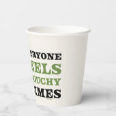 セサミストリート | Oscar the Grouch 感じ Grouchy 紙コップ (裏面)