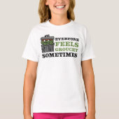 セサミストリート | Oscar the Grouch 感じ Grouchy Tシャツ (正面)