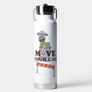 セサミストリート   Oscar the Grouch Move Your Can ウォーターボトル