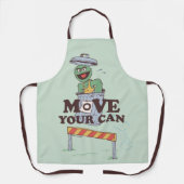 セサミストリート | Oscar the Grouch Move Your Can エプロン (正面)