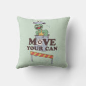 セサミストリート | Oscar the Grouch Move Your Can クッション (裏面)