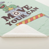 セサミストリート | Oscar the Grouch Move Your Can シェルパブランケット (3/4)