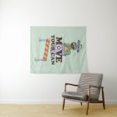 セサミストリート | Oscar the Grouch Move Your Can タペストリー (インサイチュ(横))