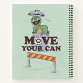 セサミストリート | Oscar the Grouch Move Your Can ノートブック (裏面)