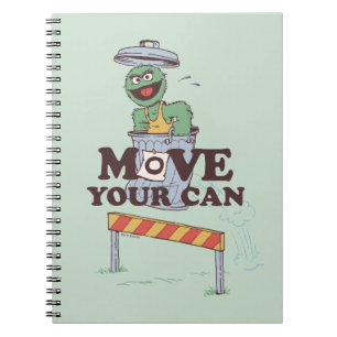 セサミストリート Oscar the Grouch Move Your Can ノートブック