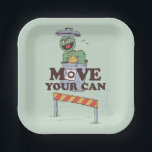 セサミストリート | Oscar the Grouch Move Your Can ペーパープレート<br><div class="desc">Oscar the Grouchをフィーチャーしたこのおもしろいセサミストリートデザインをチェック。© 2024 Sagma Workshop. www.sesamestreet.org</div>