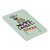 セサミストリート | Oscar the Grouch Move Your Can マグネット (右側)