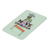 セサミストリート | Oscar the Grouch Move Your Can マグネット (左側)