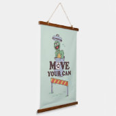 セサミストリート | Oscar the Grouch Move Your Can 吊り下げ型タペストリー (傾斜あり)