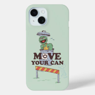 セサミストリート Oscar the Grouch Move Your Can iPhone 15ケース