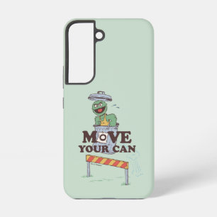 セサミストリート Oscar the Grouch Move Your Can Samsung Galaxy S22ケース