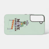 セサミストリート | Oscar the Grouch Move Your Can Samsung Galaxyケース (裏面横)