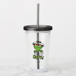 セサミストリート Oscar the Grouch Nope! アクリルタンブラー