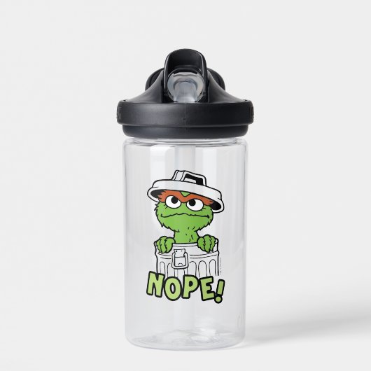 セサミストリート | Oscar the Grouch Nope! ウォーターボトル (正面)
