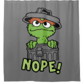 セサミストリート | Oscar the Grouch Nope! シャワーカーテン (正面)