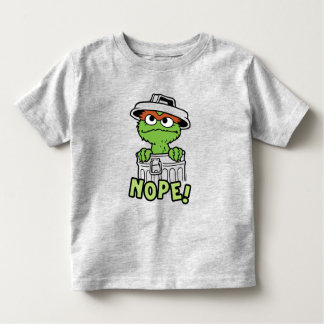 セサミストリート | Oscar the Grouch Nope! トドラーTシャツ