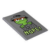 セサミストリート | Oscar the Grouch Nope! ノートブック (右側)