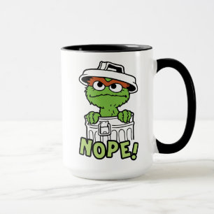 セサミストリート   Oscar the Grouch Nope! マグカップ