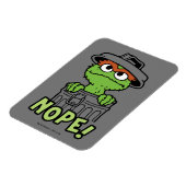 セサミストリート | Oscar the Grouch Nope! マグネット (左側)