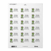 セサミストリート | Oscar the Grouch Nope! ラベル (フルシート)