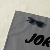 セサミストリート | Oscar the Grouch Nope! |名前の追加 ビーチタオル (インサイチュ)