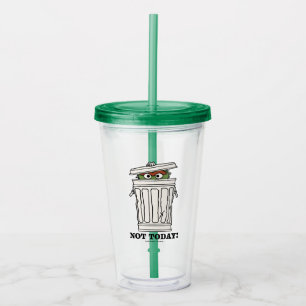 セサミストリート   Oscar the Grouch Not Today! アクリルタンブラー
