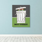 セサミストリート | Oscar the Grouch Not Today! キャンバスプリント (インサイチュ (ウッドフロア))