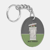 セサミストリート | Oscar the Grouch Not Today! キーホルダー (正面左)