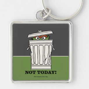 セサミストリート   Oscar the Grouch Not Today! キーホルダー