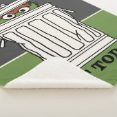 セサミストリート | Oscar the Grouch Not Today! シェルパブランケット (3/4)