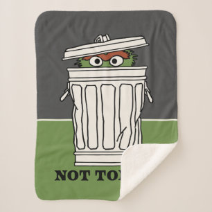 セサミストリート Oscar the Grouch Not Today! シェルパブランケット