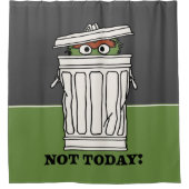 セサミストリート | Oscar the Grouch Not Today! シャワーカーテン (正面)