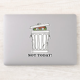 セサミストリート   Oscar the Grouch Not Today! シール