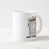 セサミストリート | Oscar the Grouch Not Today! ジャンボコーヒーマグカップ (正面右)