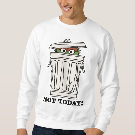セサミストリート | Oscar the Grouch Not Today! スウェットシャツ (正面)