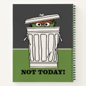 セサミストリート | Oscar the Grouch Not Today! ノートブック (裏面)