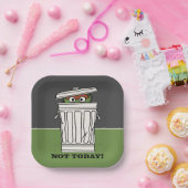 セサミストリート | Oscar the Grouch Not Today! ペーパープレート (パーティー)