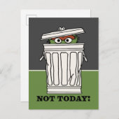 セサミストリート | Oscar the Grouch Not Today! ポストカード (正面/裏面)