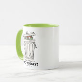 セサミストリート | Oscar the Grouch Not Today! マグカップ (正面左)