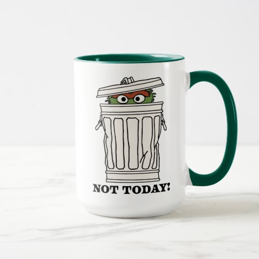 セサミストリート | Oscar the Grouch Not Today! マグカップ (右)