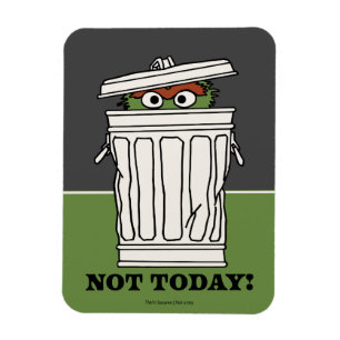 セサミストリート Oscar the Grouch Not Today! マグネット