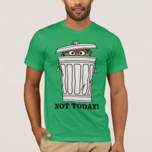 セサミストリート   Oscar the Grouch Not Today! Tシャツ