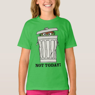 セサミストリート Oscar the Grouch Not Today! Tシャツ