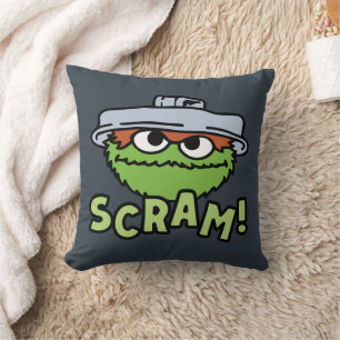 セサミストリート Oscar the Grouch Scram! クッション