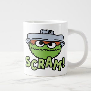 セサミストリート   Oscar the Grouch Scram! ジャンボコーヒーマグカップ