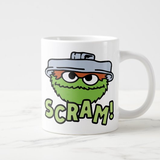 セサミストリート | Oscar the Grouch Scram! ジャンボコーヒーマグカップ (右)
