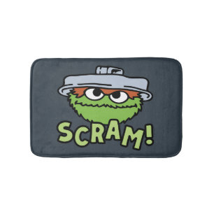 セサミストリート Oscar the Grouch Scram! バスマット