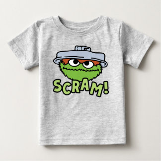 セサミストリート | Oscar the Grouch Scram! ベビーTシャツ